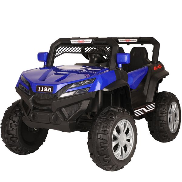 Crianças RC Carro Elétrico para Crianças LED Iluminação Música Graffiti Veículo Off-Road Carro elétrico para crianças Passeio em 0-6 anos de carro elétrico infantil