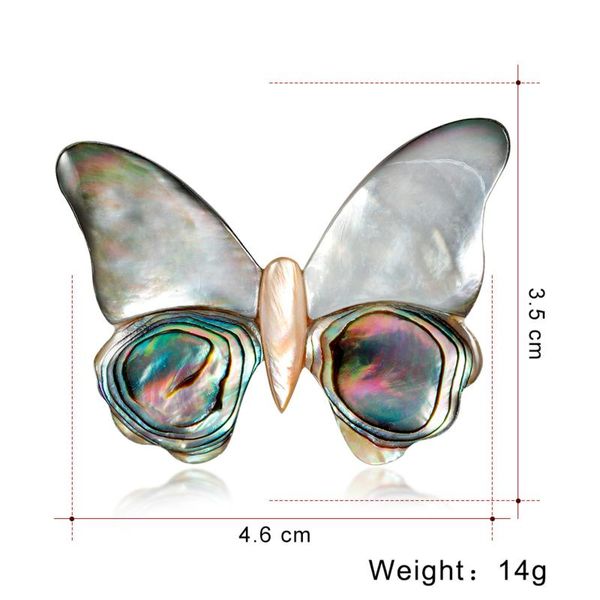 

pins, brooches fashion design luxury banquet jewelry exquisite butterfly gorgeous ladies brooch, Gray