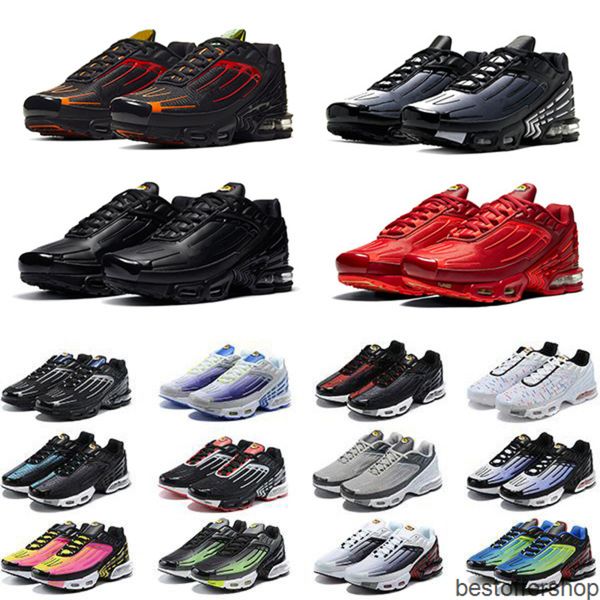 

obsidian tn plus 3 iii men shoes tn3 triple white black hyper og usa neon crimson red michigan mens trainers sports sneakers