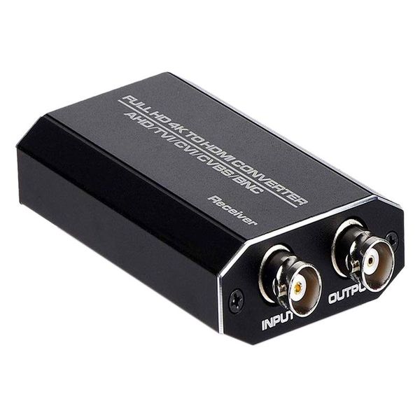 

audio cables & connectors -tvi/cvi/ahd to converter, full hd 4k 720p/ 1080p/ 3mp/ 4mp/ 5mp bnc video adapter for monitor hdtv dvrs