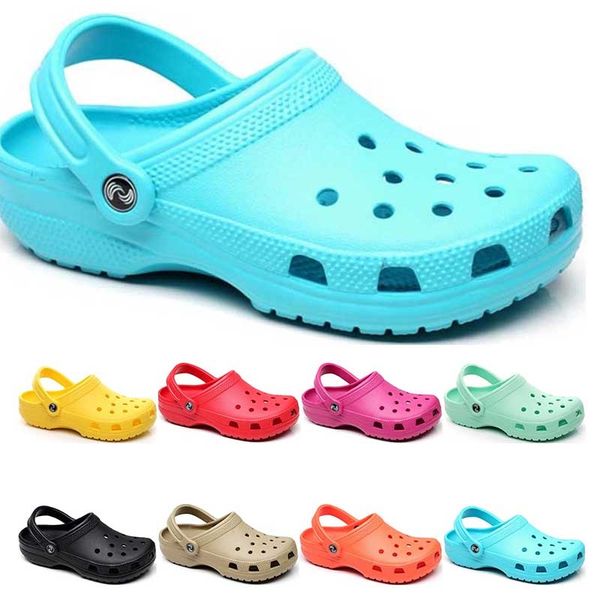 

407 hotsale fashion Sandals Slip On Casual Beach Waterproof Shoes men Classic Nursing Clogs Hospital Women Slippers Work Medical, 11 36-47