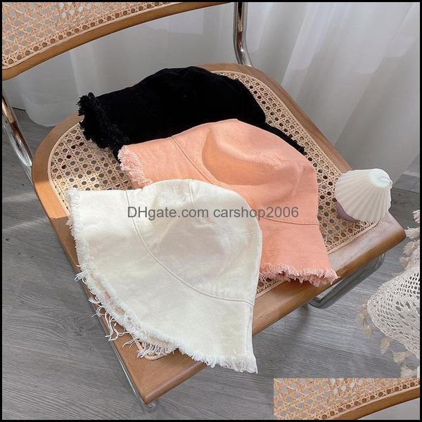 

caps hats, scarves & gloves fashion aessoriesfray fisherman hat female summer sun visor simple casual edging basin foldable washable cloth j, Blue;gray