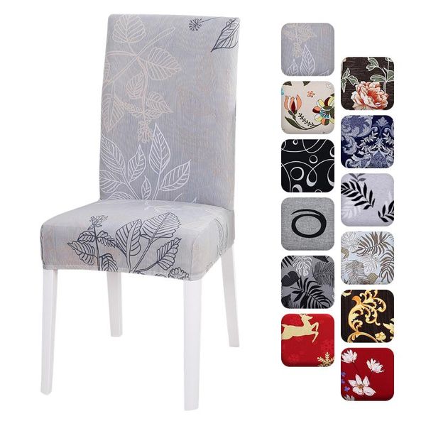 

chair covers 1/2/4 pcs dining room cover removable washable thicken knit stretch seat
