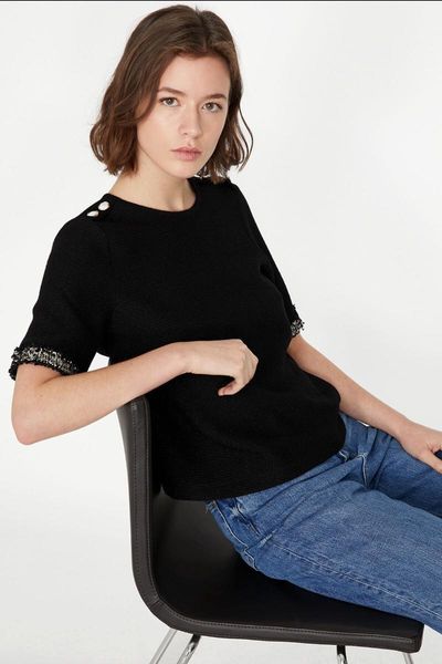 

koton women black blouse 9 kaf60959fw women's blouses & shirts, White