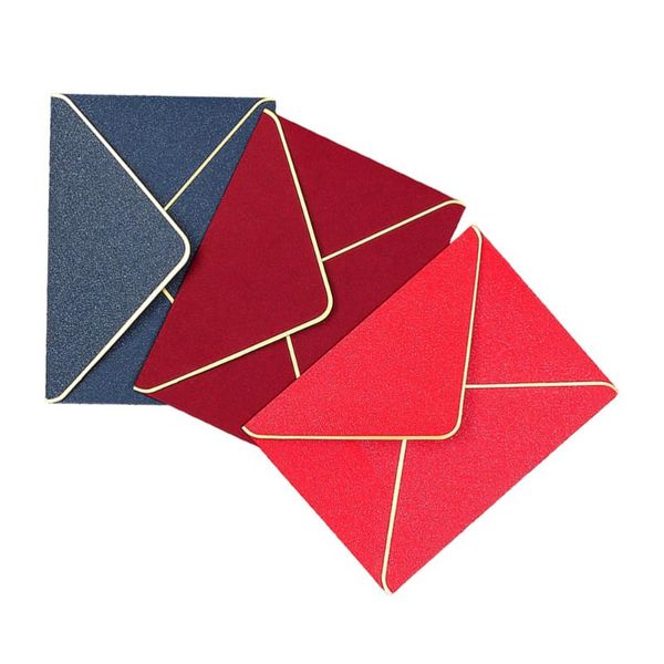 

gift wrap 12 pcs business envelopes gilt-edged stationery for letters office