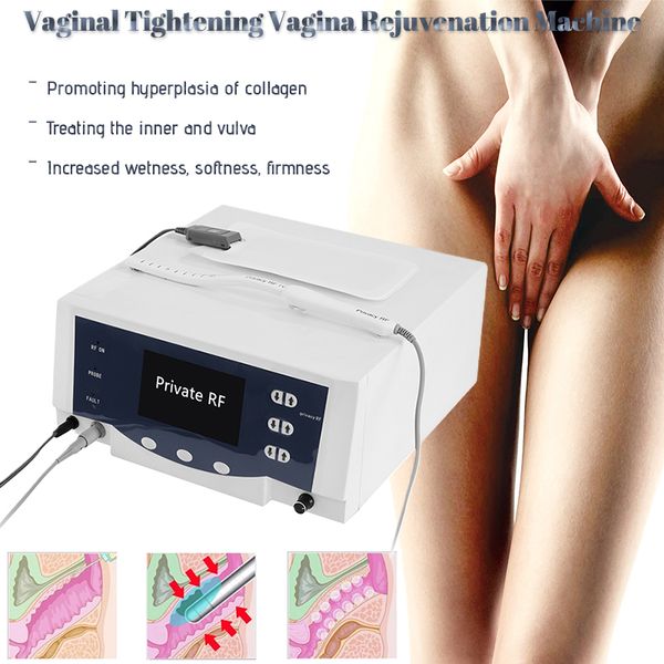 Peças privadas vaginais das mulheres que apertam o equipamento de RF Rejuvenescimento da pele antienvelhecimento máquina de radiofrequência da promoção da saúde