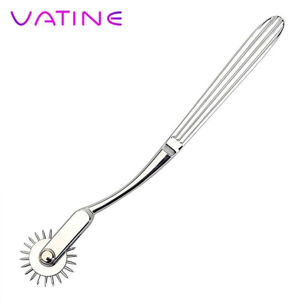 Vatine Wartenberg Pin Rodas de Rolos de Rolos de Rolos Pénis Penis Língua Estimulador Adulto Jogos Brinquedos Sexuais Para Couples Produtos Sexuais P0816