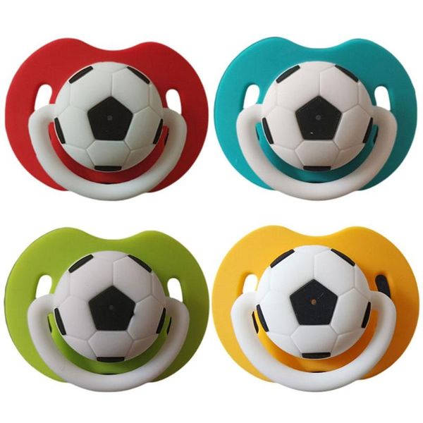 

pacifiers# portable football baby infant toddler soft silicone pacifier teat dummy nipple soothers