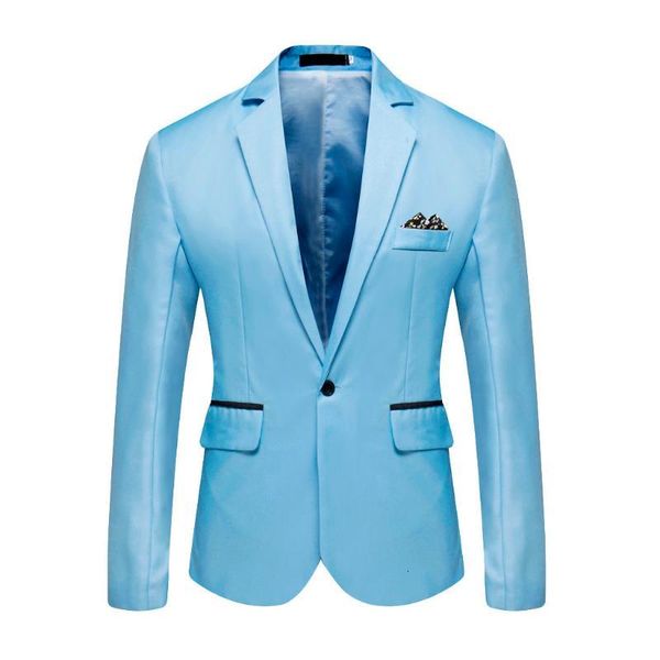 

men's suits & blazers stylish casual solid blazer business wedding party outwear coat suit long-sleeved clothing l0614 n8yo, White;black