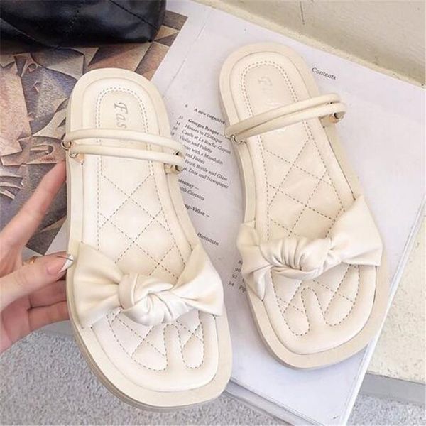 

flat bottom simple womens sandals 2021 fashion casual sports women's shoes breathable platform women slides slippers, Black