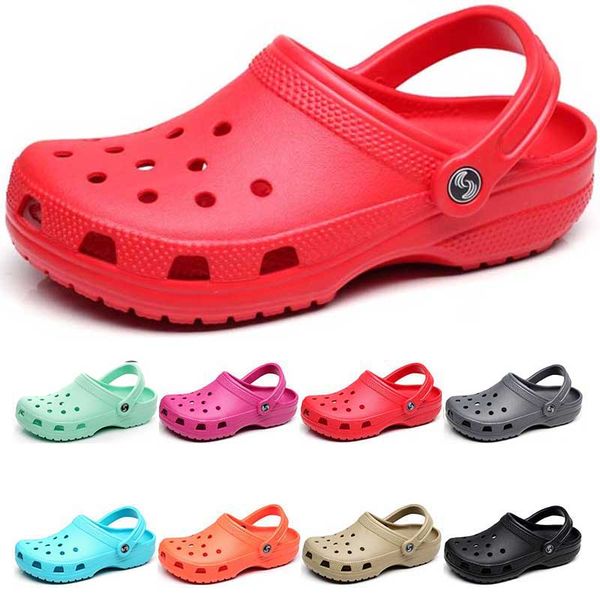 

368 ale fashion sandals slip on casual beach waterproof shoes men classic nursing clogs hospital women slippers work medical, Black