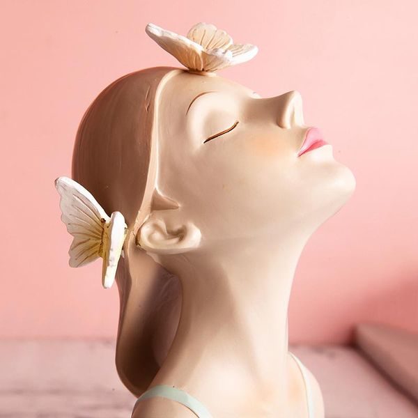 

beautiful butterfly girl sculptures vases counterhome decor gift flowers ornaments for office dec88 other