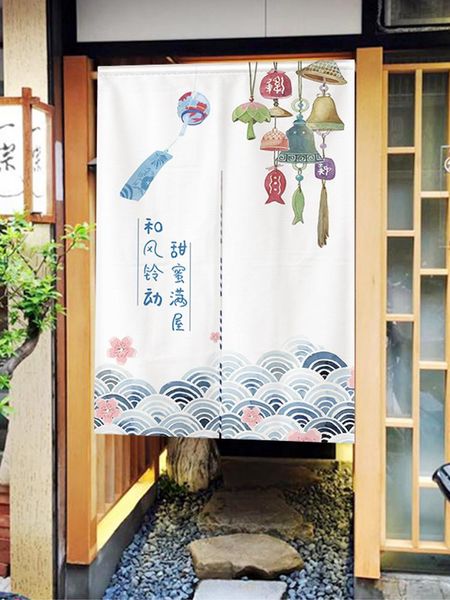 

japanese style door curtain half partition kitchen short hanging decoration feng shui & drapes