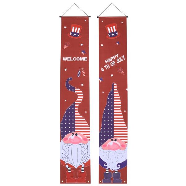 

pair patriotic porch sign practical multi-functional curtain & drapes