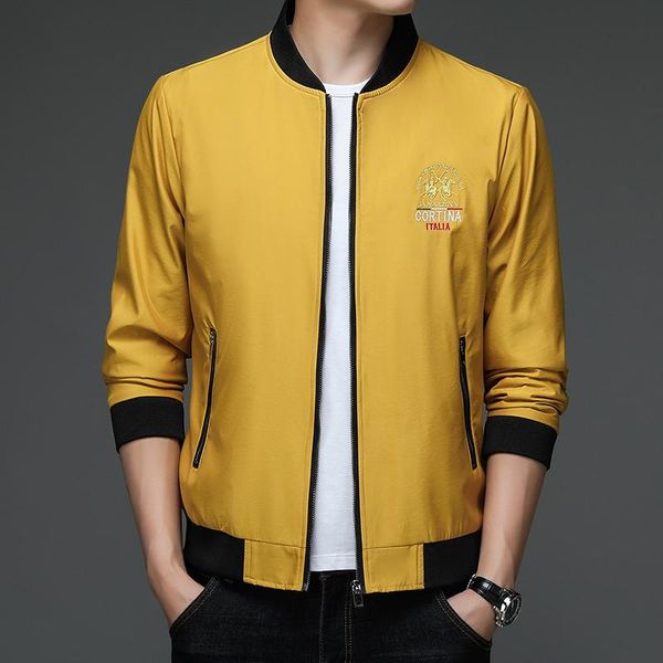 

men's jackets men coat mens jacket for style autumn spring comfort casual thin versatile 2021, Black;brown