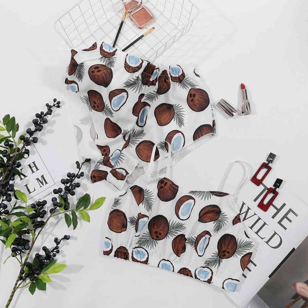 

undergarments sleepwear 2021 modena fashion women's fun suspender pajamas 12730, White