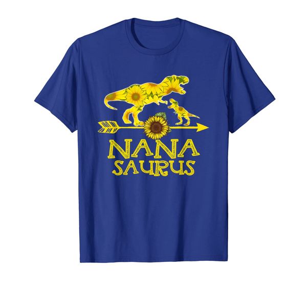 

sunflower nanasaurus shirts fathers day gifts nana saurus, White;black