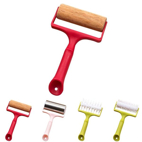 

rolling pins & pastry boards justdolife pin non stick time-saver pizza roller dough t shape baking tool practical kitchen accessories