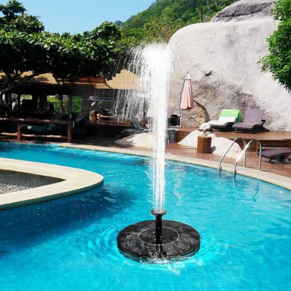

style home decor solar pump, 1.4w standing bird bath floating water pumps for garden household products decorations