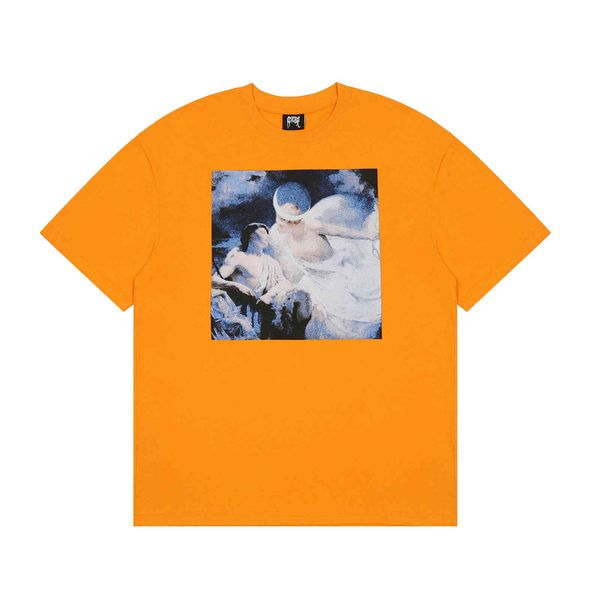 

men's t-shirts cotton men's t-shirt, clothing, hip hop style, printed with "revenge punk paradise", brand , kenye # a137, White;black