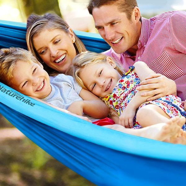 

naturehike portable inflatable hammock for 2 people 4 seasons ultralight folding camping chair nh18d002-c tents and shelters