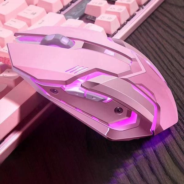 

mice ergonomic wired wireless gaming mouse button led 2400dpi usb computer gamer silent mause with backlight for pc laptop