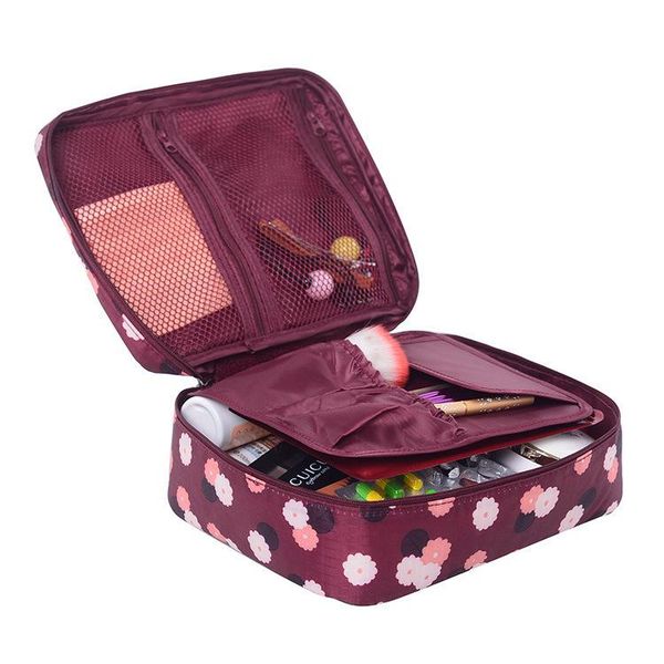 

fashion hanging makeup bag oxford travel organizer cosmetic for women necessaries make up case wash toiletry bags & cases