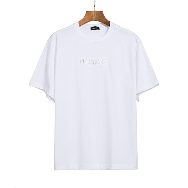 

men's t-shirts we11done short-sleeved retro fashion men women couples loose oversized wild cotton round neck casual t-shirt, White;black