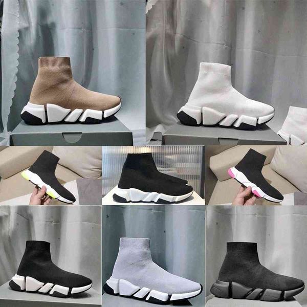 

[with box]2020 speed running\rbalenciga balenciga shoes sneakers trainer casual shoes men women black white 2.0 luxury sock sneaker g0xn#