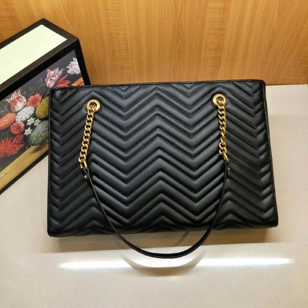 

evening bags luxury women's bag 2021 all- upgraded fashion large volume shopping leather stitching simple one shoulder tote