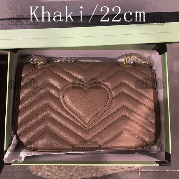 

designer shoulder bags fashion womens bag heart shaped gold chain handbag purse 22 cm