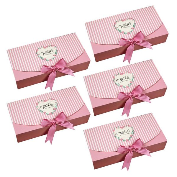 

gift wrap 5pcs wedding biscuit boxes treat packing festival
