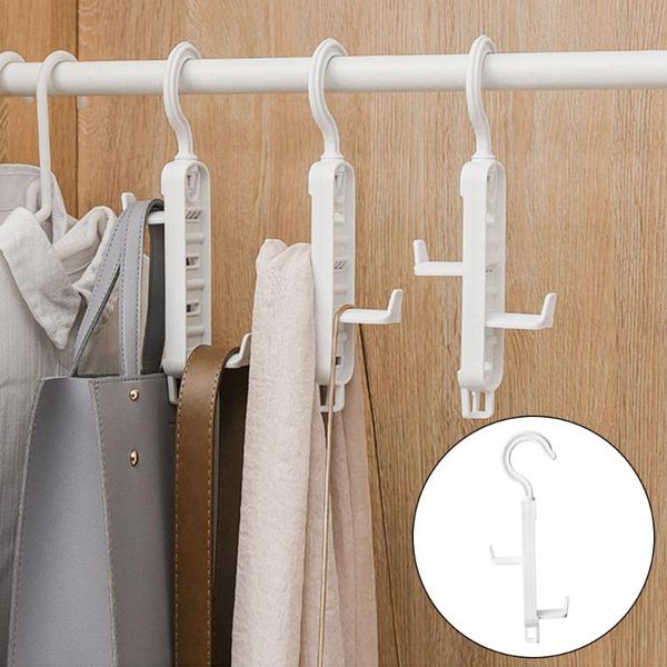 

hooks & rails 360 degree rotating adjustable removable bag hanger