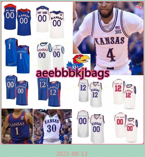 

ncaa college kansas jayhawks basketball jersey 10 sviatoslav mykhailiuk 11 josh jackson 12 chris teahan kelly oubre jr custom stitched, Black