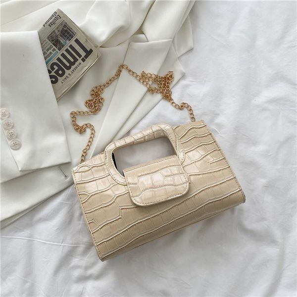 

shoulder bags stone block handbag diagonal lady bag pu leather baguette for women 2021 trend solid color travel hand