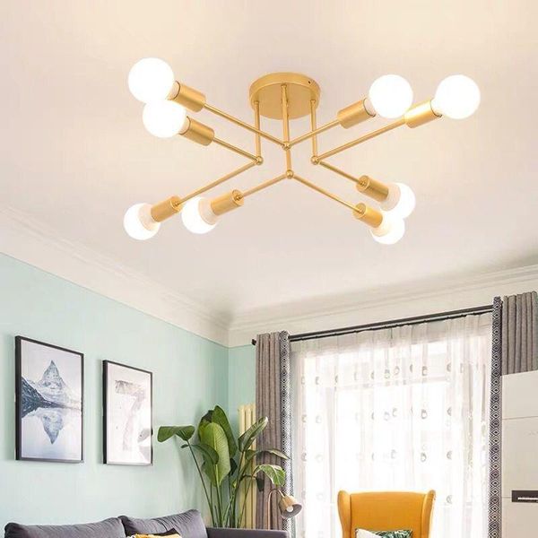 

ceiling lights wrought iron living room lamp modern minimalist led creative bedroom dining wf514928