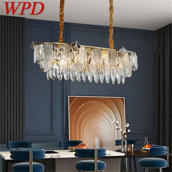 

chandeliers wpd chandelier gold oval pendant lamp postmodern led lighting fixture for home living dining room