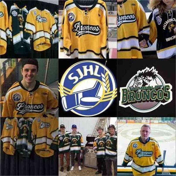 Thr Top Qualidade Humboldt Jerseys Tyler MacPherson 100% Personalizado Custom Hockey Jerseys Qualquer nome Qualquer número Vintage S-XXXL