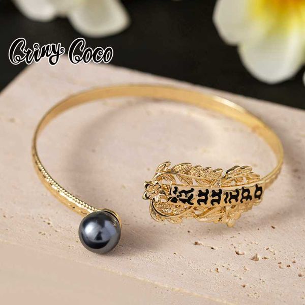

beaded, strands cring coco i love you bracelet women's fashion hawaiian bangle tribal gold letter cuff bracelets wholesale jewelry for w, Black
