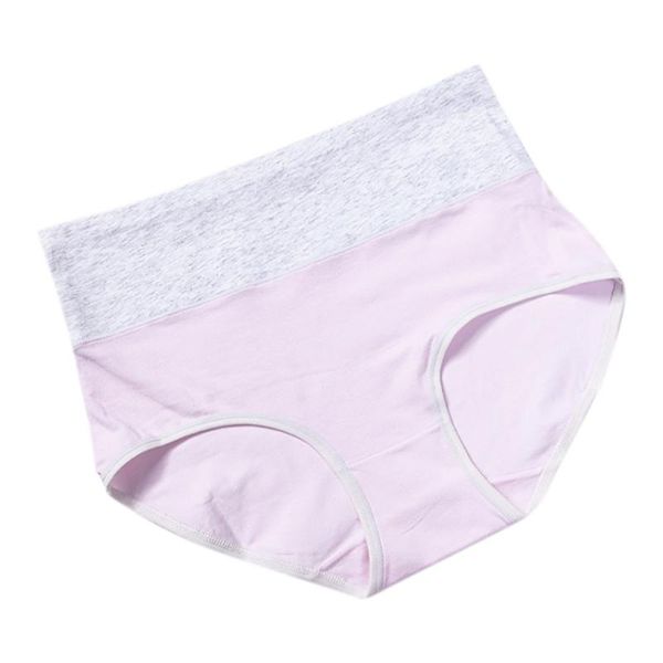 

women panties cotton underwear patchwork seamless briefs ladies abdomen warm underpants panty plus size 2xl women's, Black;pink