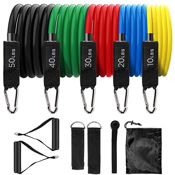 

piece latex resistance belt suit bands