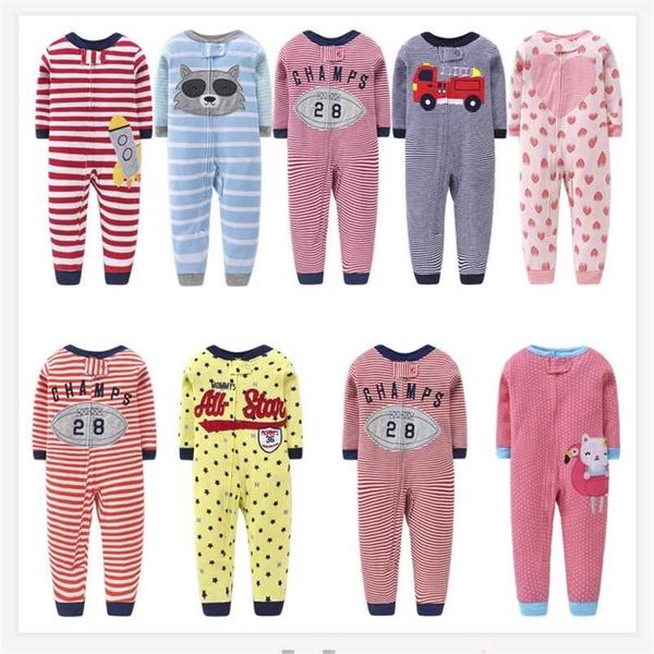 

baby pajamas cotton toddler baby clothes boys ropa de bebe born girls clothing fall 211011, Blue