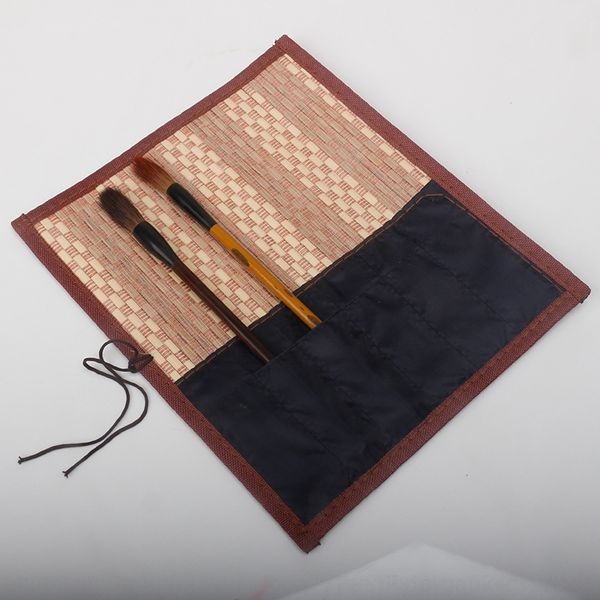 

vyr curtainpen bagbreathable and moisture-proof calligraphy brushwriting writing pencil bags bamboo brush bagcalligraphy and traditional ch