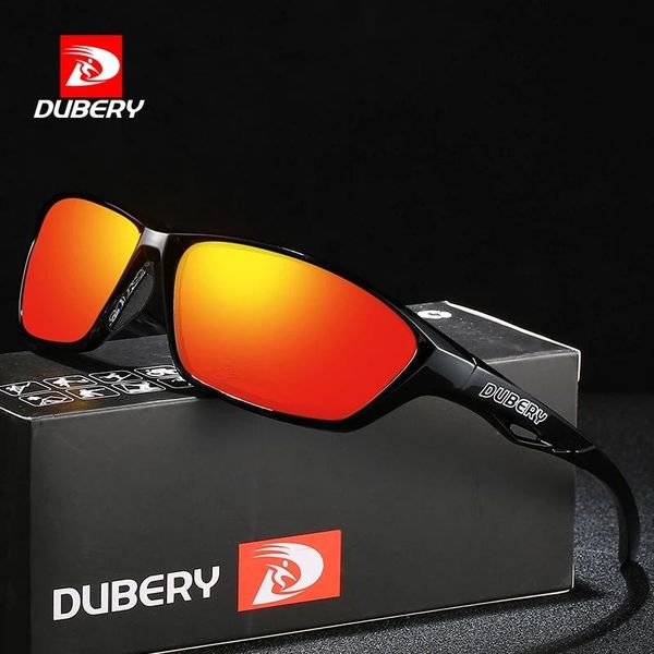 

sunglasses dubery vintage polarized men's sun glasses for men driving black square oculos male 8 colors model 330, White;black