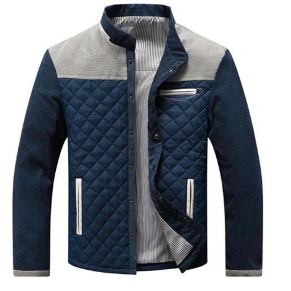 

men's jackets spring and autumn loose stand collar young clothes coat, Black;brown