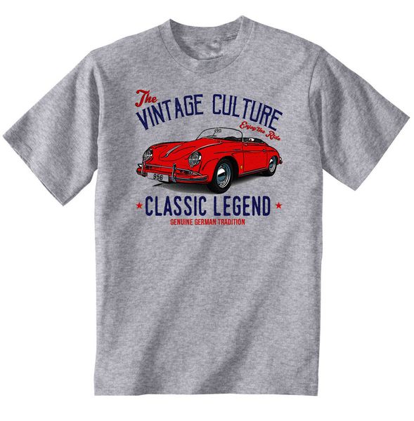 

vintage german car 956a 1600 - new cotton t-shirt, White;black