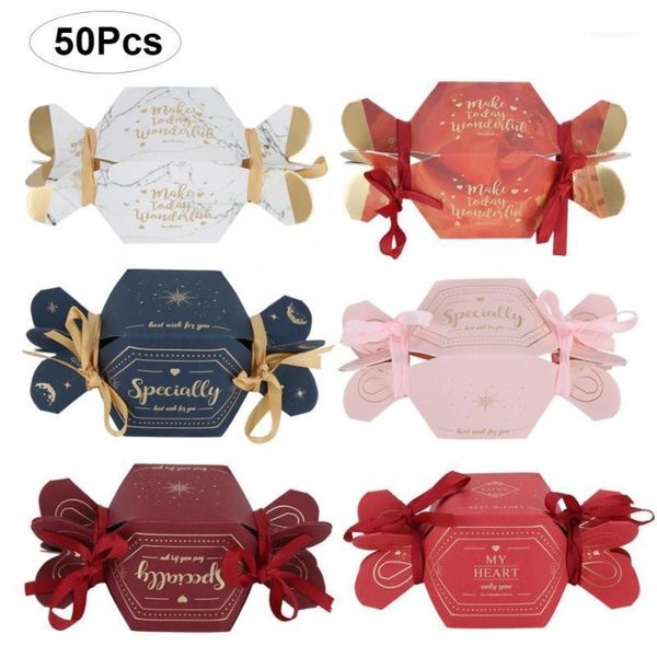 

50pcs unique shape paper box container for wedding party baby shower11