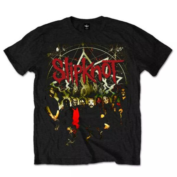 

slipknot waves licensed men t-shirt, White;black