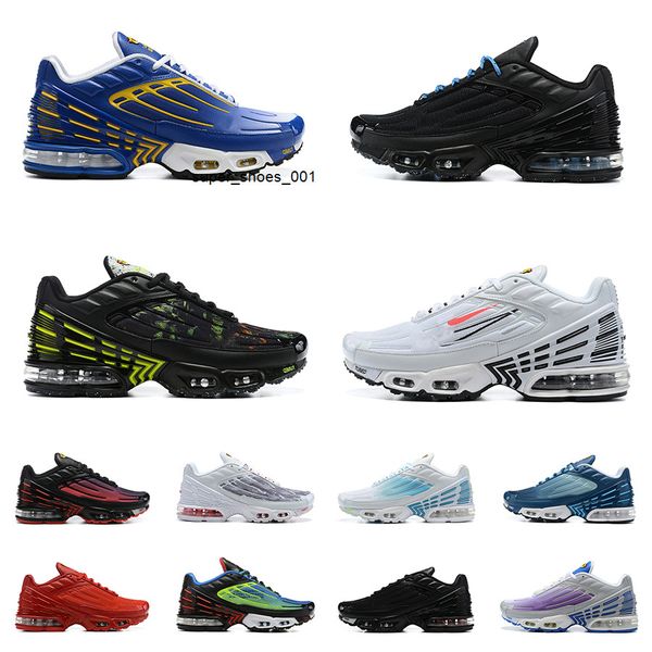 

mens tuned tn plus 3 iii running shoes crater laser blue void triple black white purple nebula women track red sneakers vast grey obsidian