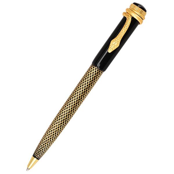 

ballpoint pens roller ball pen metal with gold snake clip for office business signature school student gift, Blue;orange